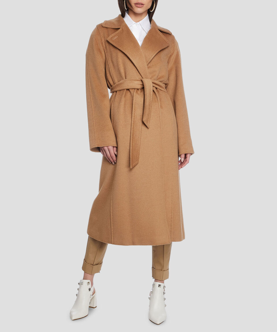 MaxMara Abrigo Largo Con Botón Mujer