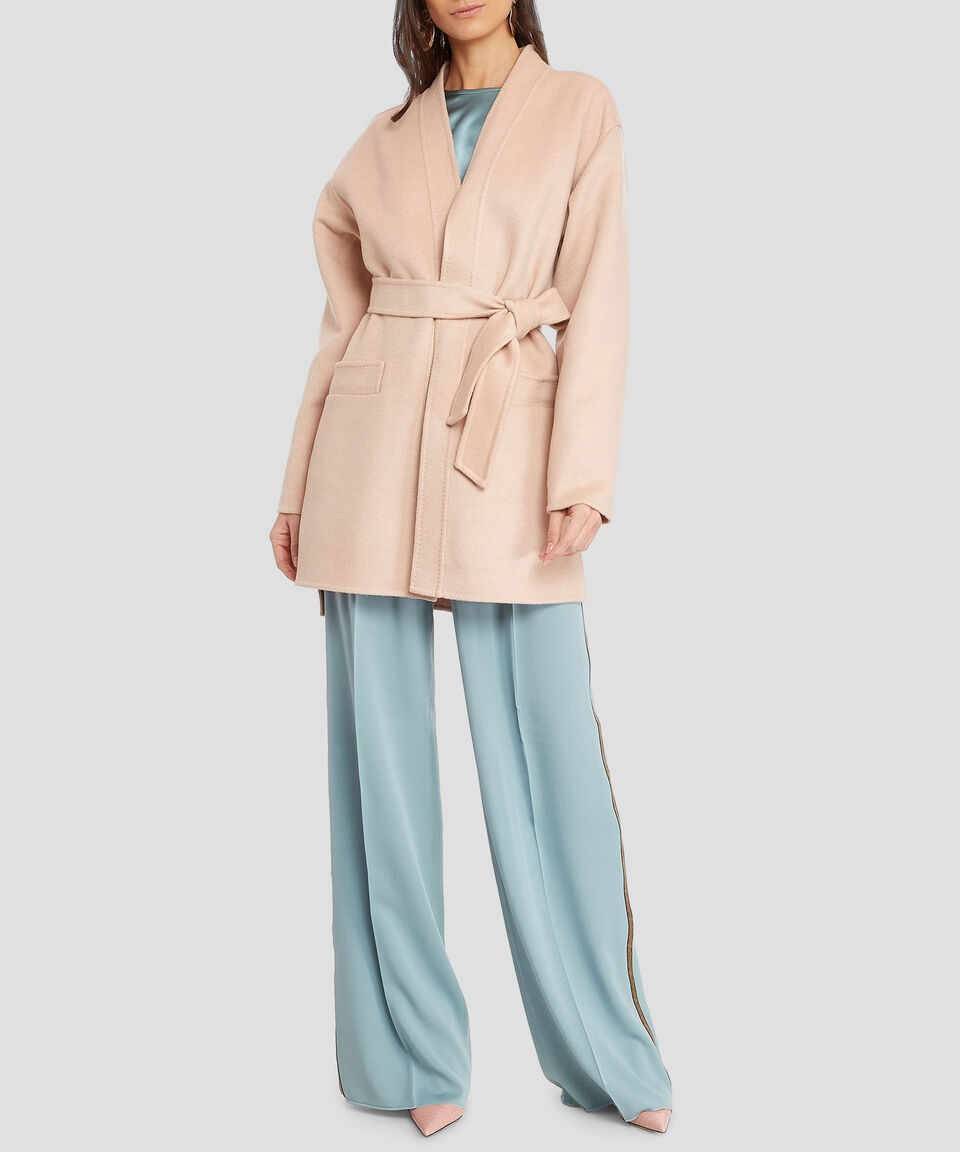 MaxMara Abrigo Tres Cuartos Con Cinta Mujer