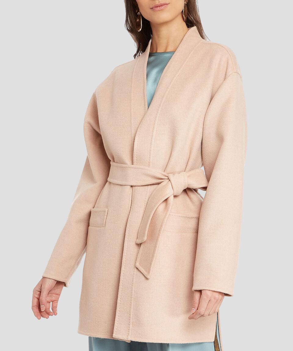 MaxMara Abrigo Tres Cuartos Con Cinta Mujer