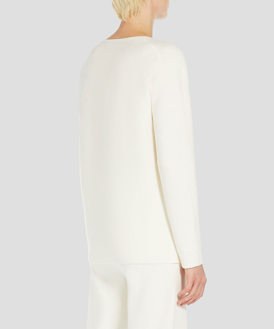MaxMara Blusa De Cuello Barco Y Manga Larga Mujer