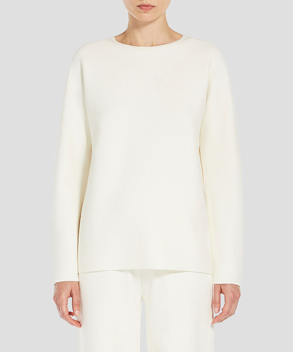 MaxMara Blusa De Cuello Barco Y Manga Larga Mujer