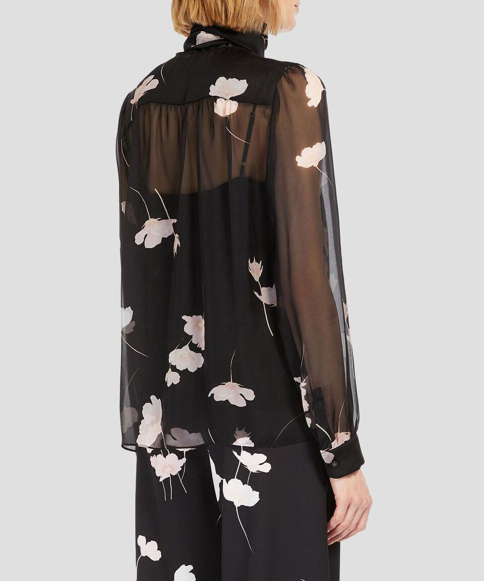 MaxMara Blusa Estampada De Manga Larga Alfeo Mujer