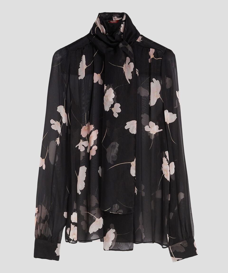 MaxMara Blusa Estampada De Manga Larga Alfeo Mujer