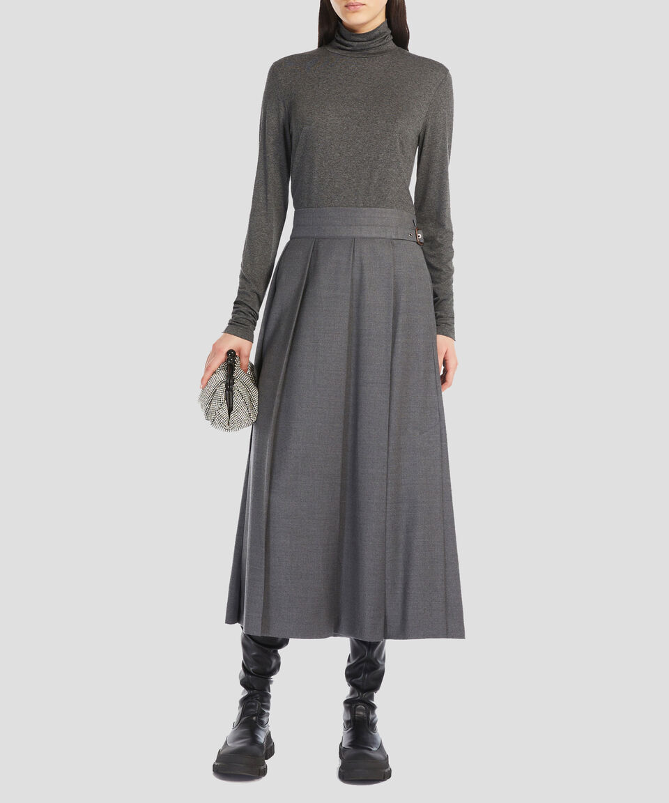 MaxMara Blusa Jaspeada Manga Larga Mujer