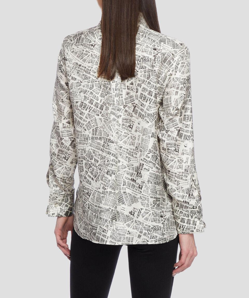 MaxMara Camisa Full Print Manga Larga Mujer