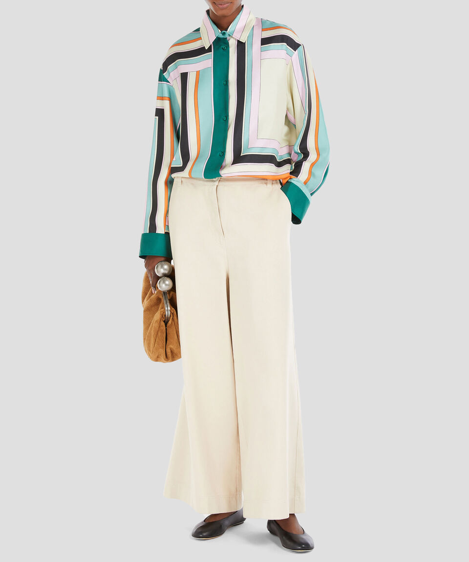 MaxMara Camisa Multidiseño Manga Larga Mujer