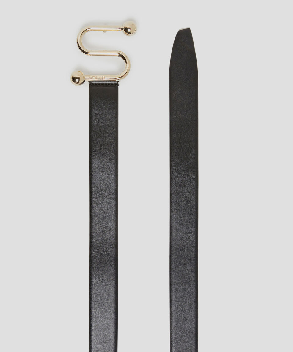 MaxMara Cinturón En Piel Casual Mujer