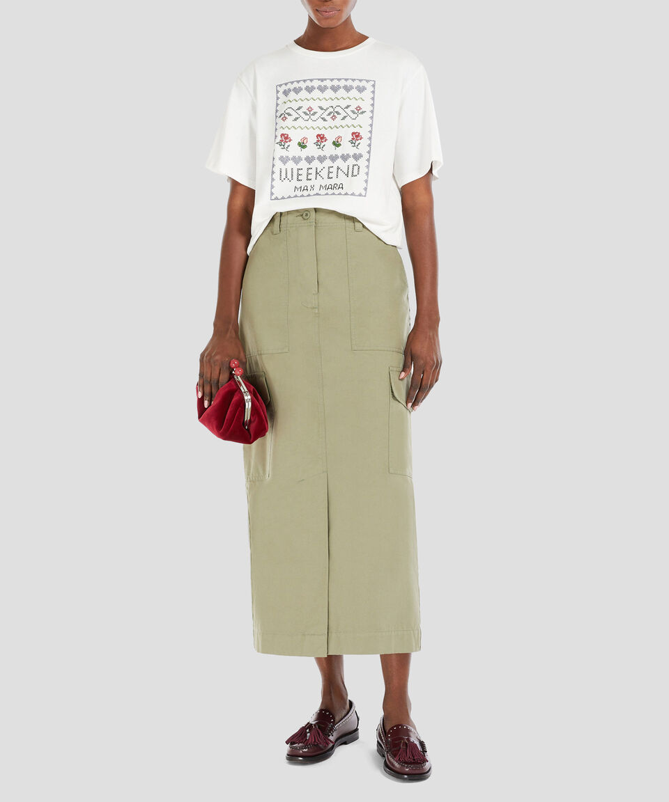 MaxMara Playera Cuello Redondo Manga Corta Mujer