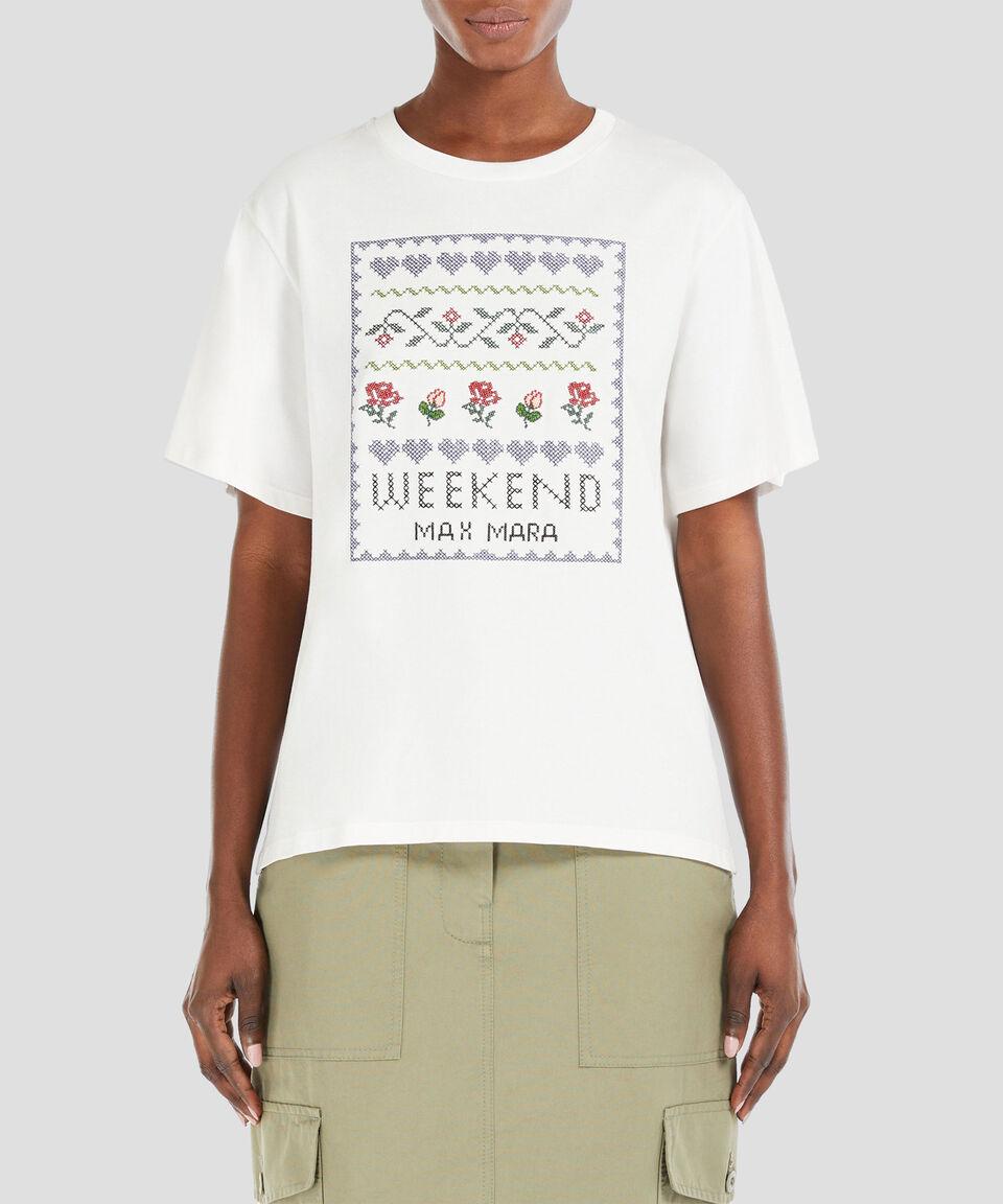 MaxMara Playera Cuello Redondo Manga Corta Mujer