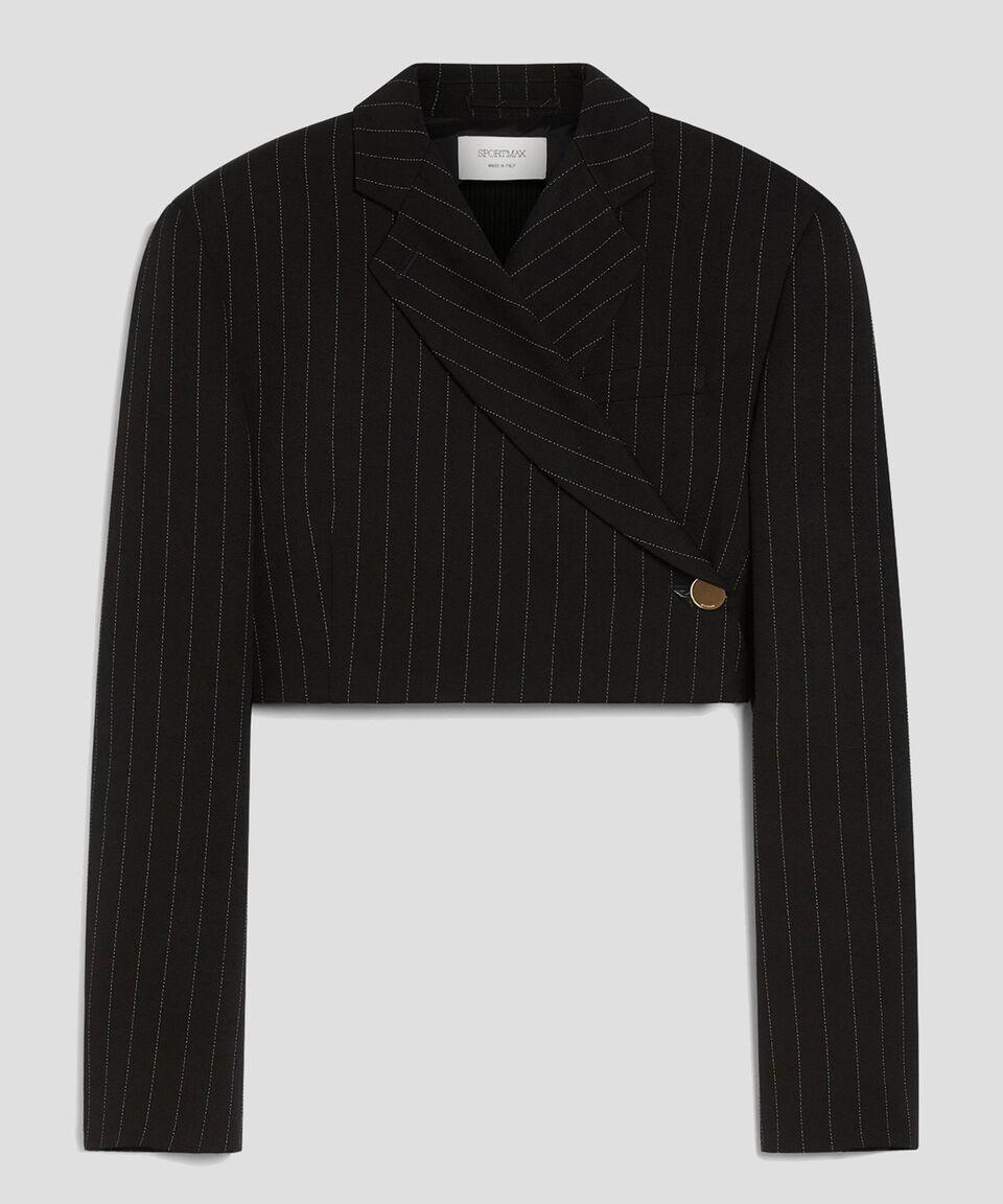 MaxMara Saco Crop Top Utopia Con Rayas Mujer