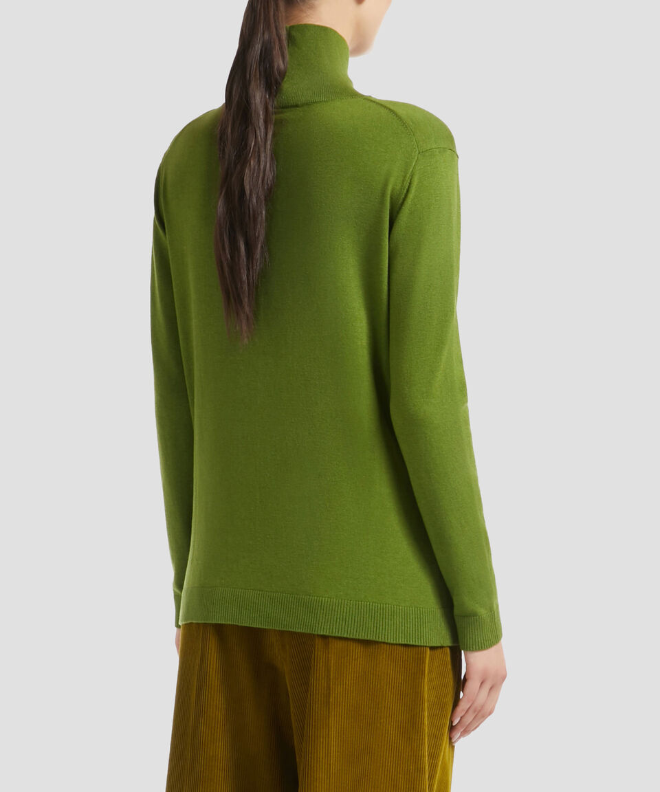 MaxMara Suéter Cuello Tortuga Mujer