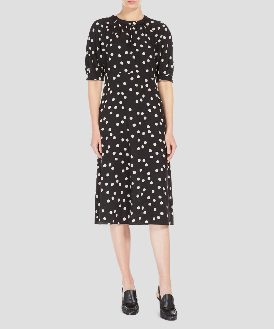 MaxMara Vestido Corto Con Puntos Mujer