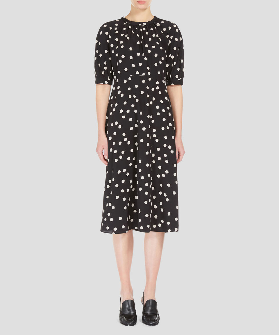 MaxMara Vestido Corto con Puntos Mujer