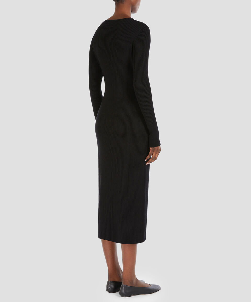 MaxMara Vestido Largo Manga Larga Mujer