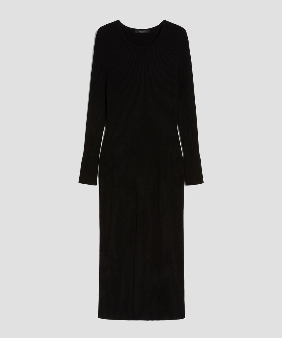 MaxMara Vestido Largo Manga Larga Mujer