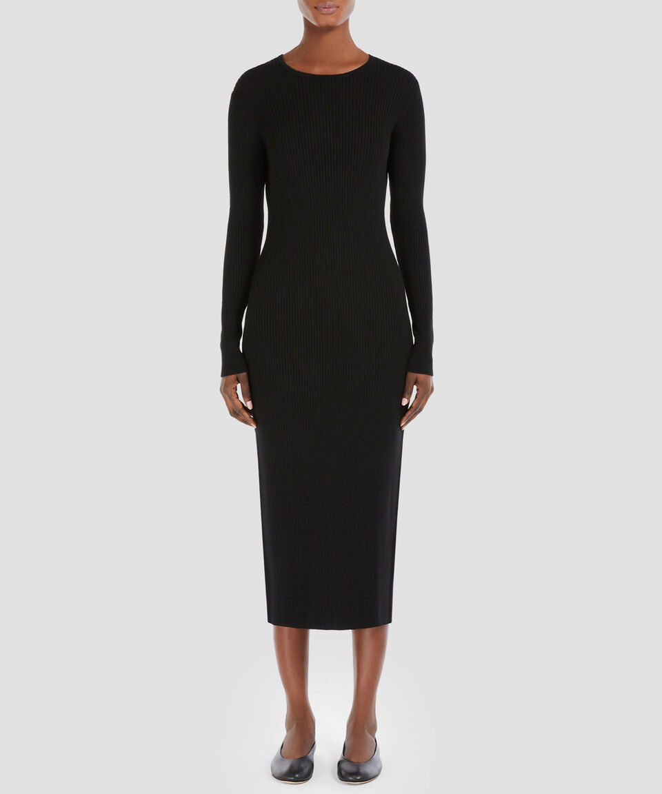 MaxMara Vestido Largo Manga Larga Mujer