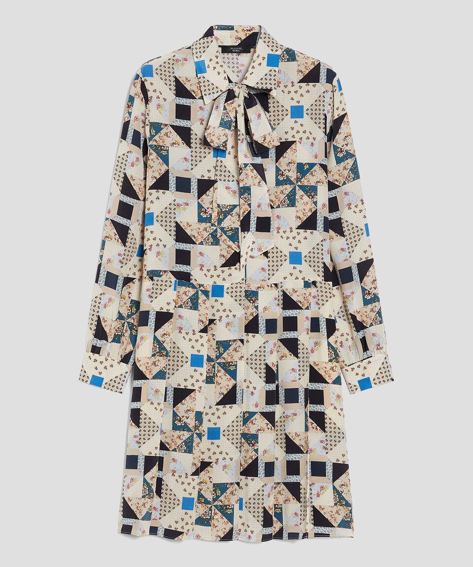 MaxMara Vestido Midi Estampado Mujer