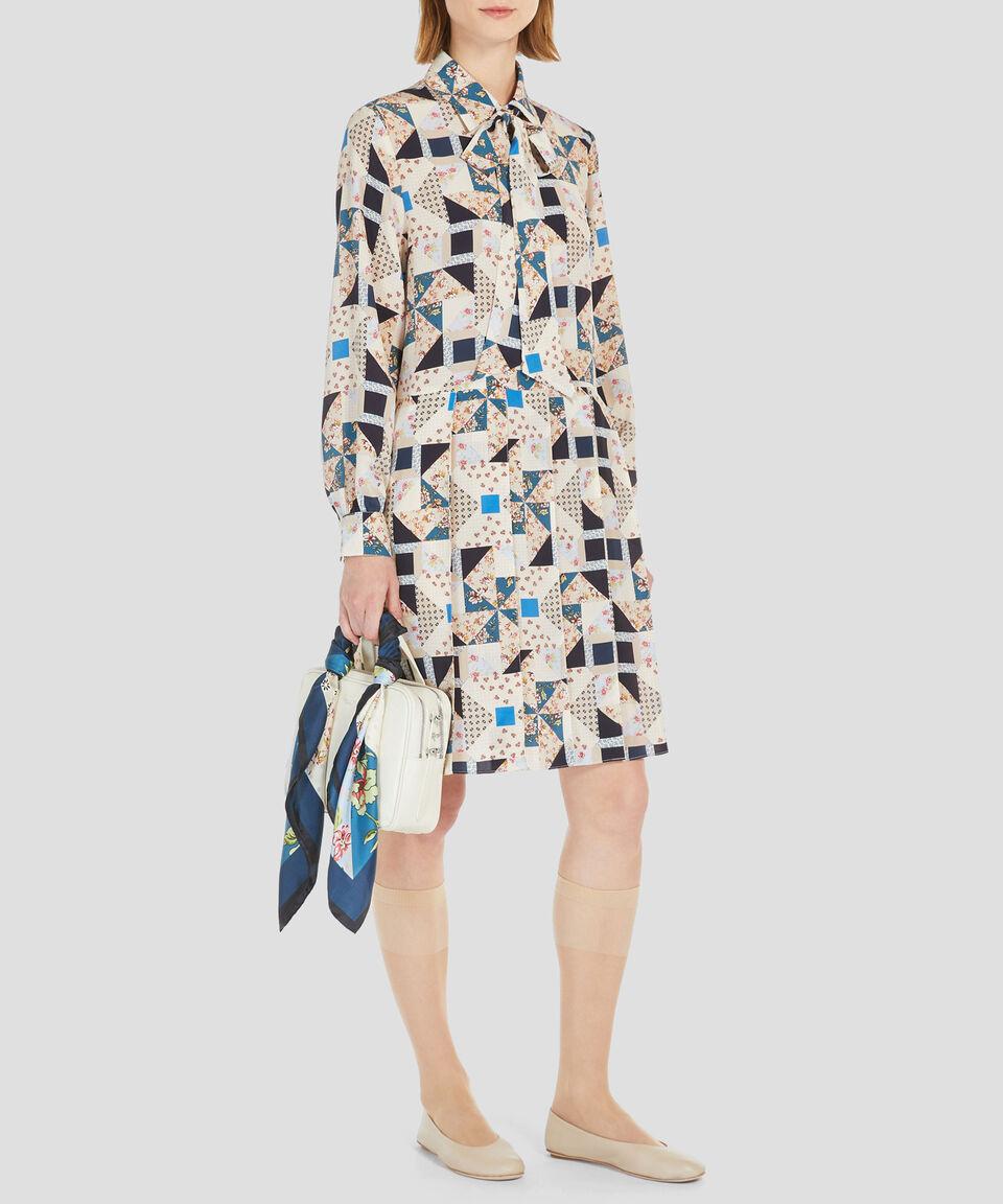 MaxMara Vestido Midi Estampado Mujer
