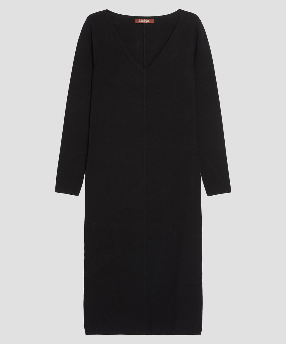 MaxMara Vestido Midi Manga Larga Mujer