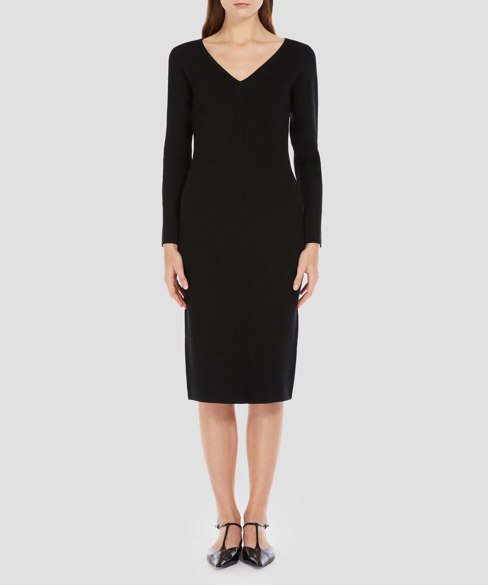 MaxMara Vestido Midi Manga Larga Mujer