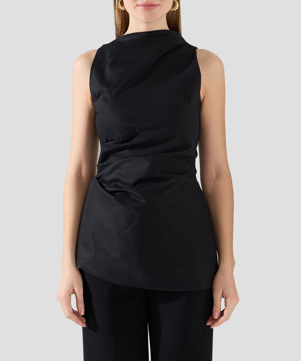 McQueen Blusa lisa sin mangas Mujer