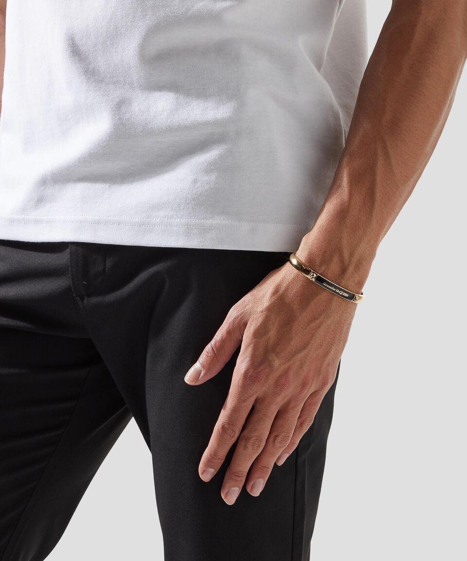 McQueen Brazalete Con Calavera Hombre