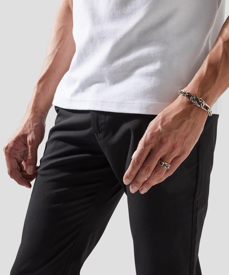 McQueen Brazalete Con Serpiente Y Calavera Hombre