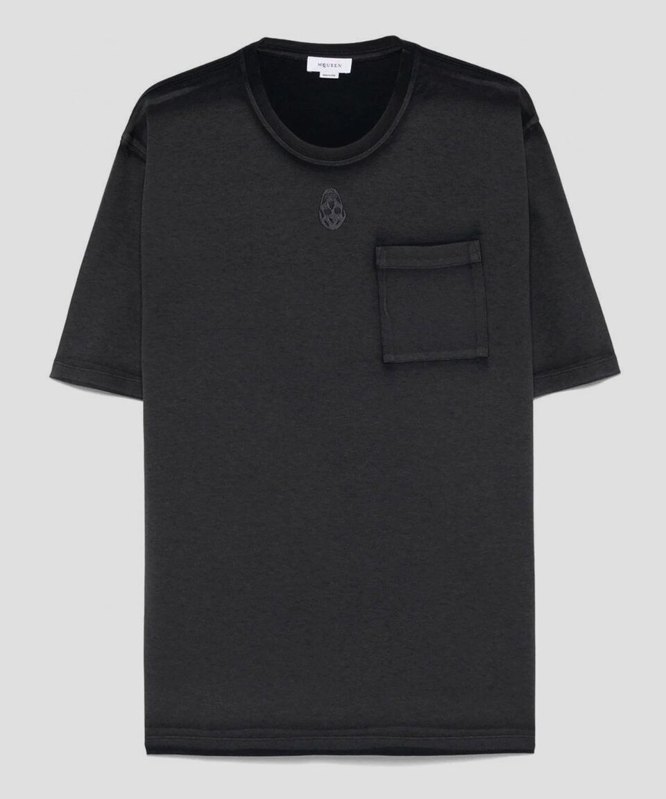 McQueen Playera Con Calavera De Manga Corta Hombre