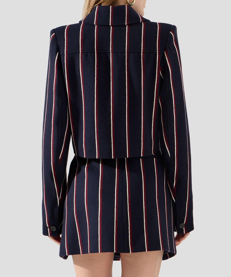 McQueen Saco Con Rayas Mujer