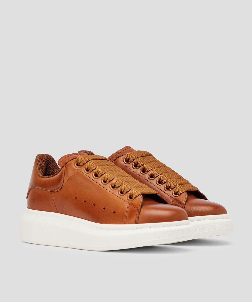 McQueen Tenis Casuales En Piel Tuscan Mujer