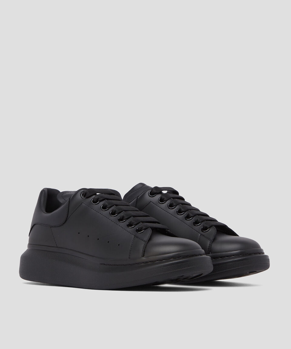 McQueen Tenis De Piel Con Logotipo En Talón Hombre