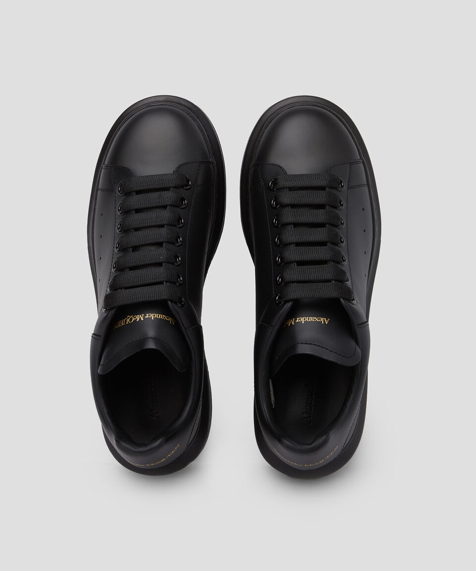 McQueen Tenis De Piel Con Logotipo En Talón Hombre