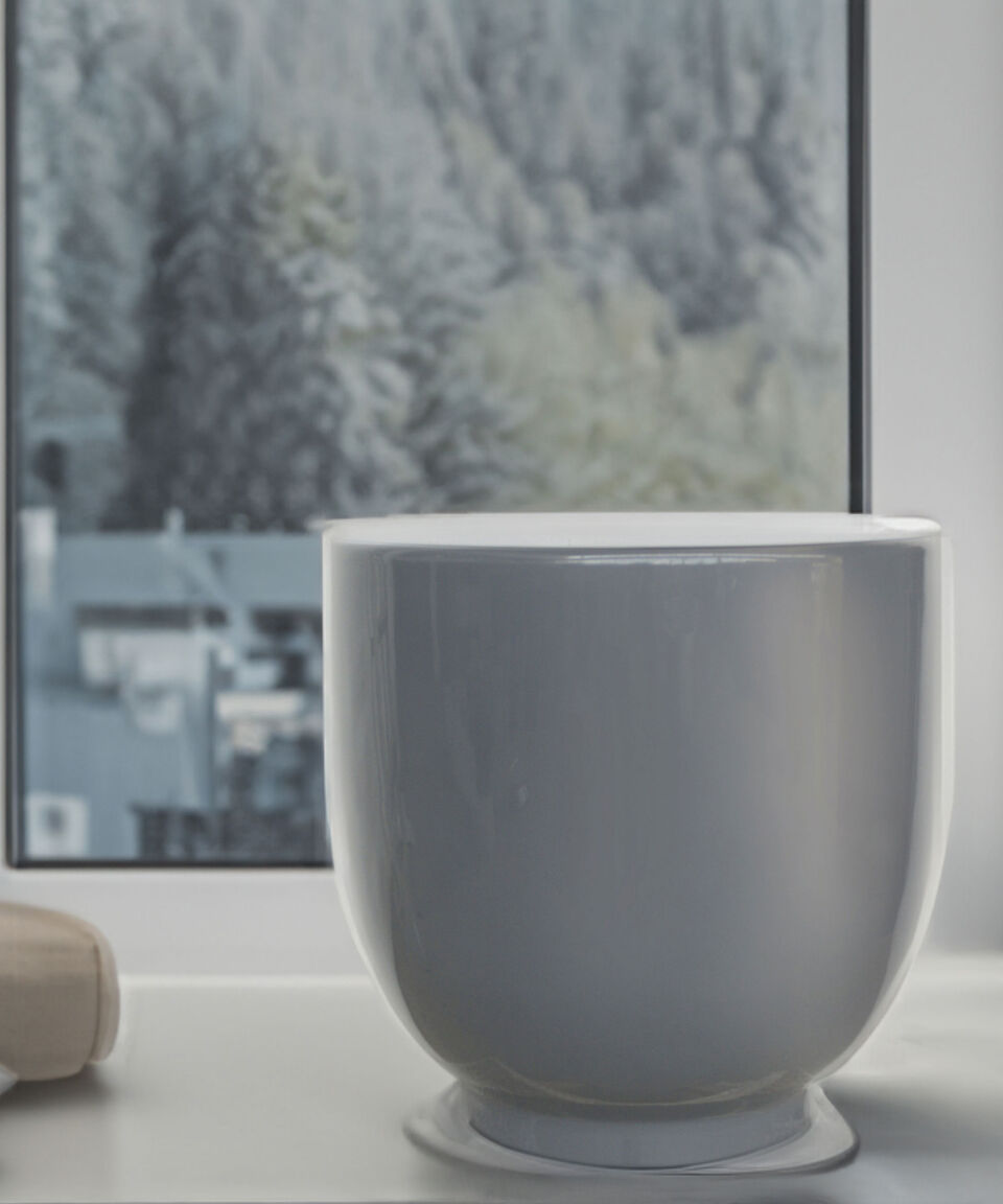 Jaresa Mesa Auxiliar Para Exterior En Fibra De Vidrio Gris