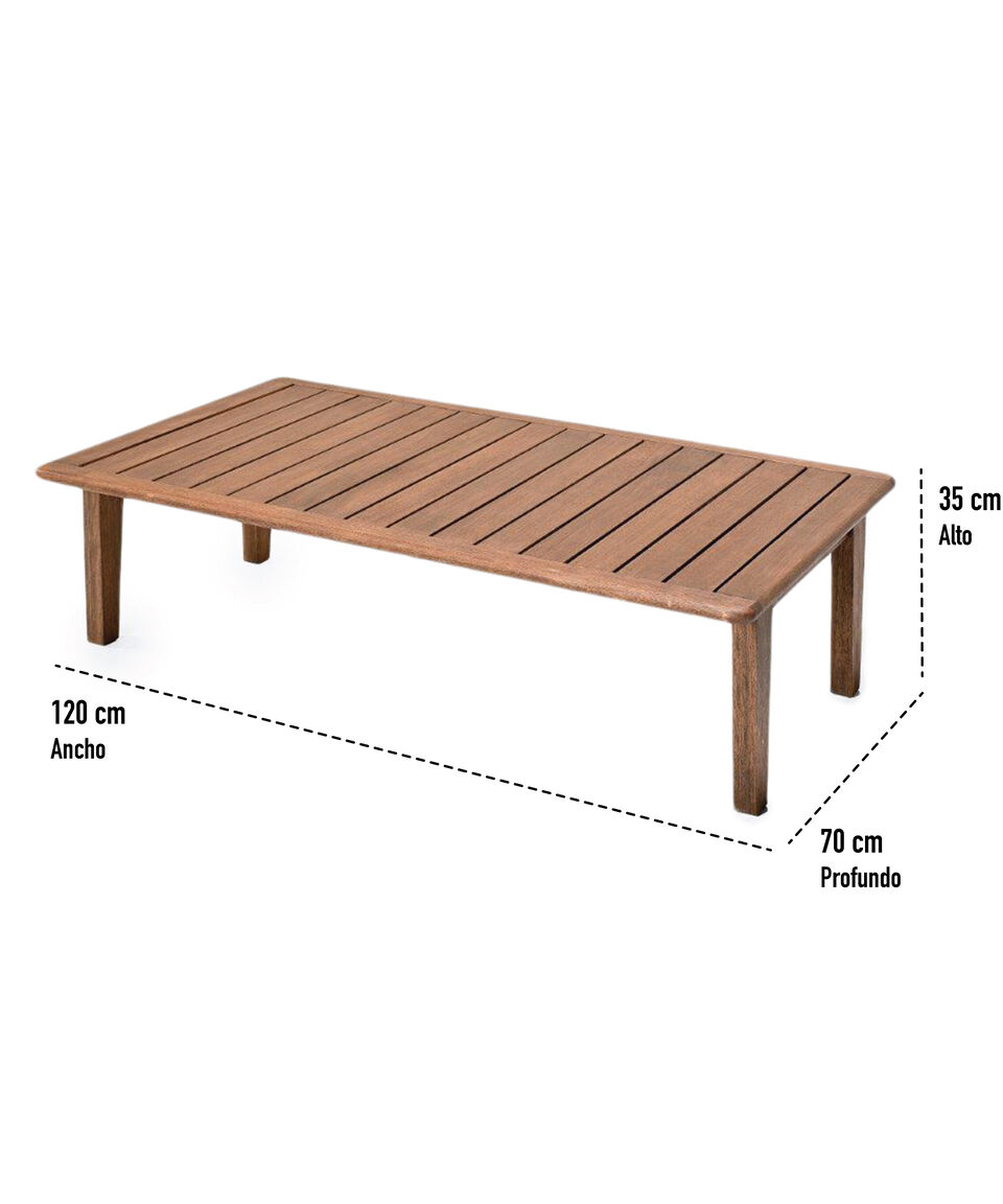 Butzke Mesa De Centro Para Exterior Maiorca En Madera