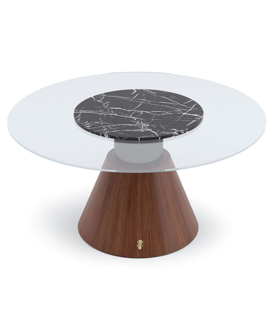 The MAAD Collection Mesa De Comedor Beverly En Vidrio