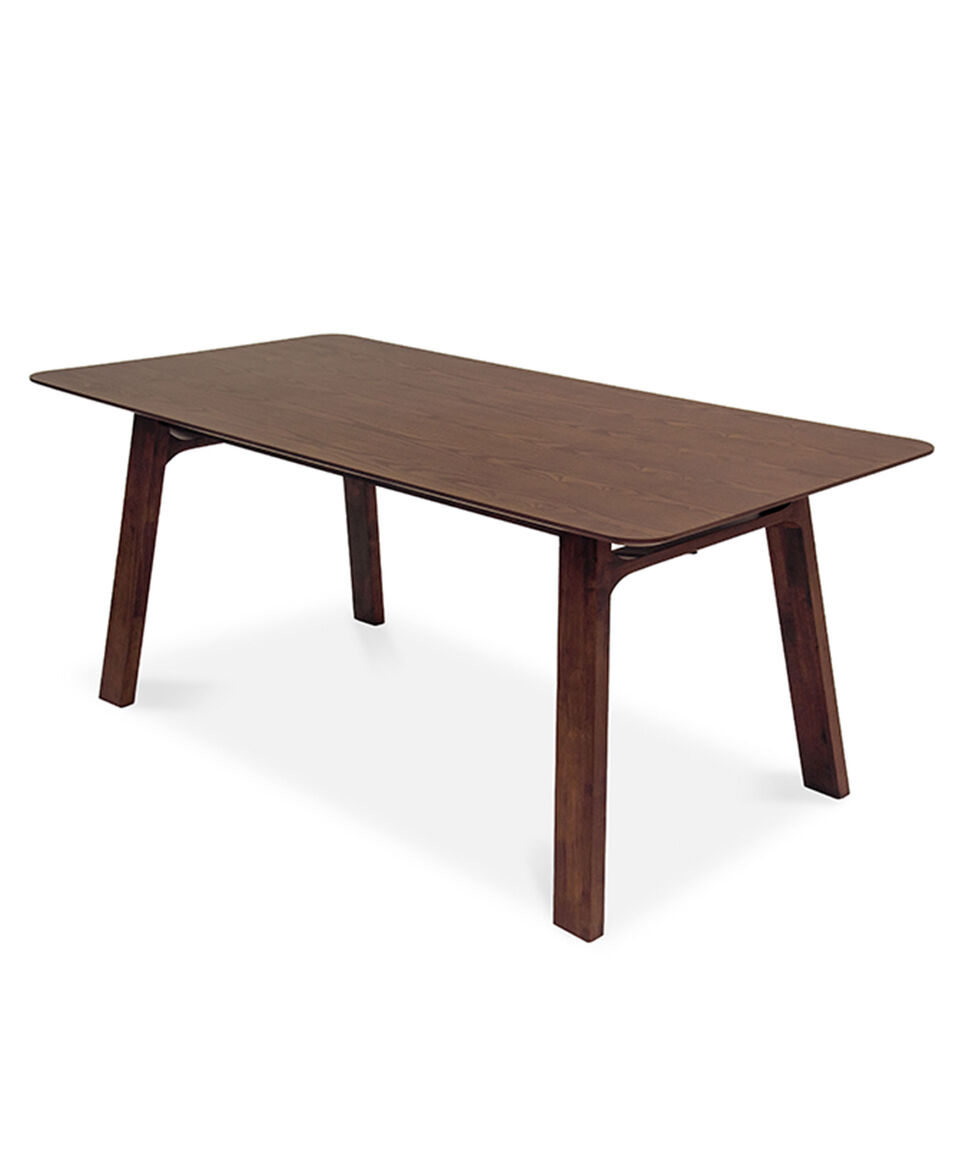 Maderarte Mesa Para Comedor Bek En Chapa De Madera Nogal
