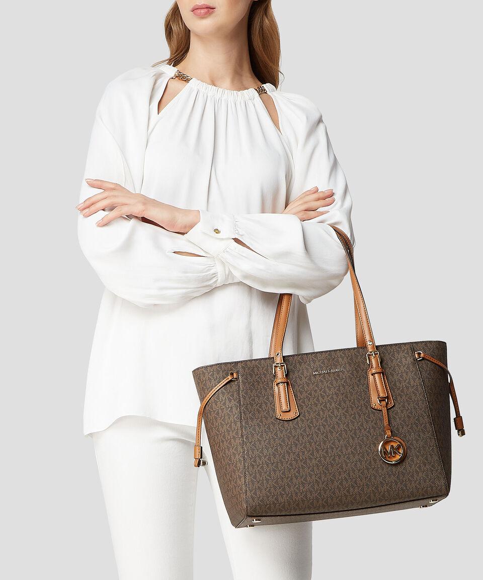 Michael Kors Bolsa Tote Voyager Café Mujer