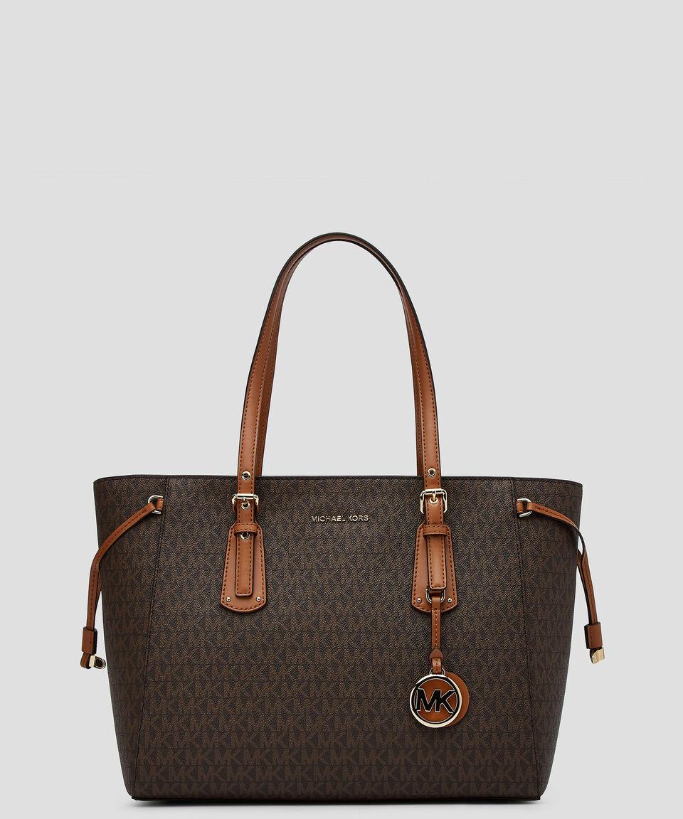 Michael Kors Bolsa tote Voyager café Mujer