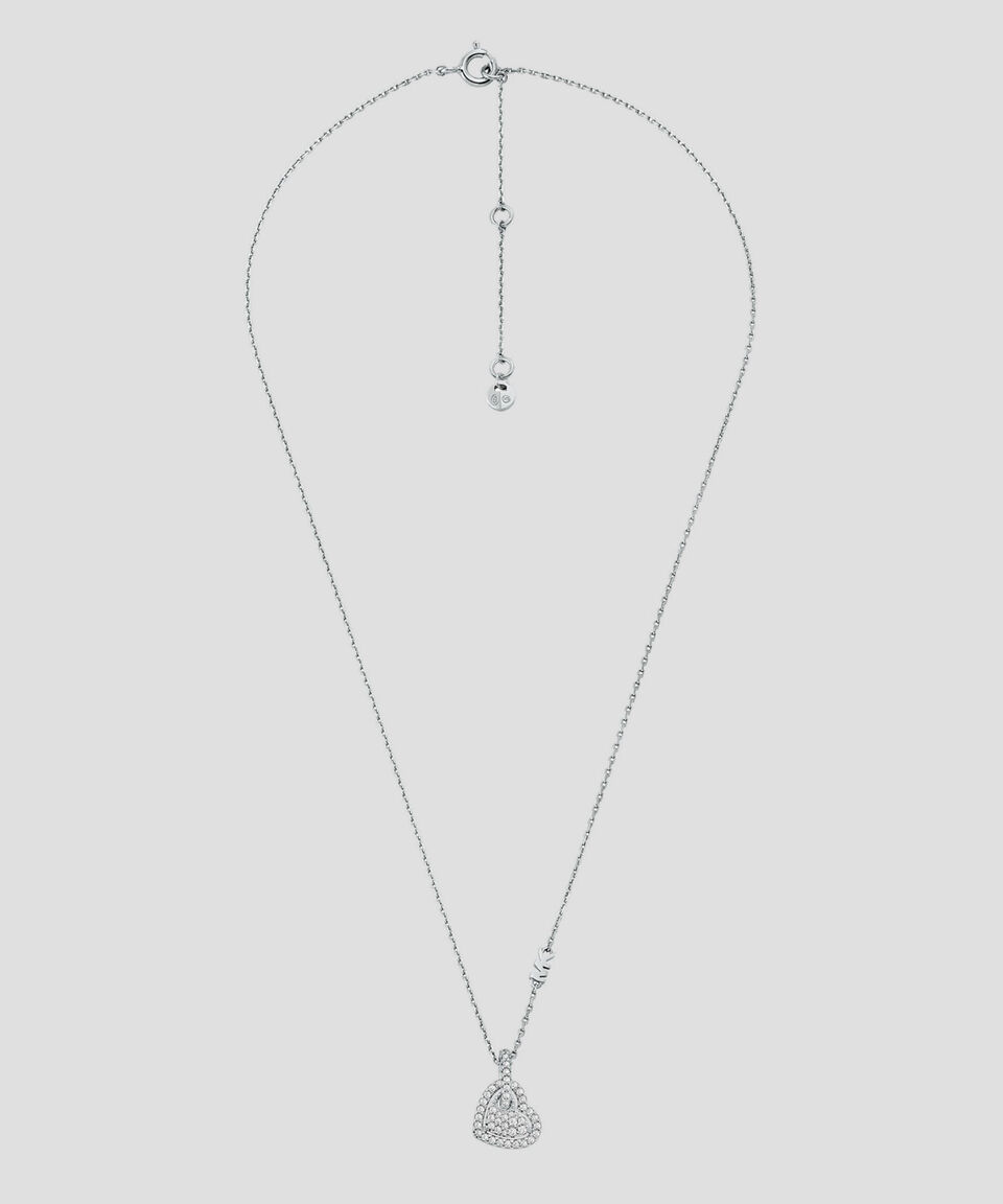 Michael Kors Collar En Plata Kors Love Mujer