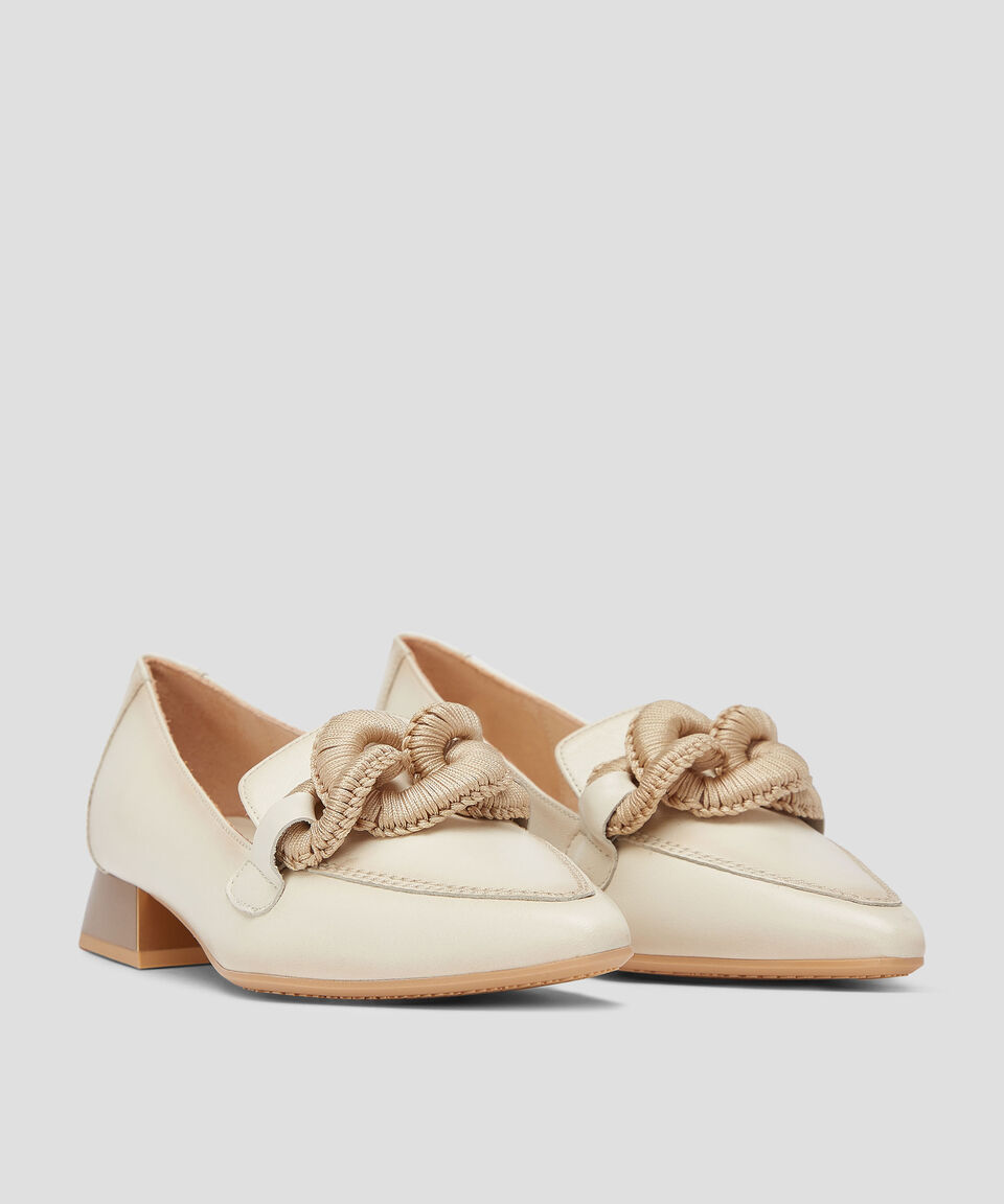 Hispanitas Mocasines En Piel Con Tacón Ancho De 3 Cm Mujer