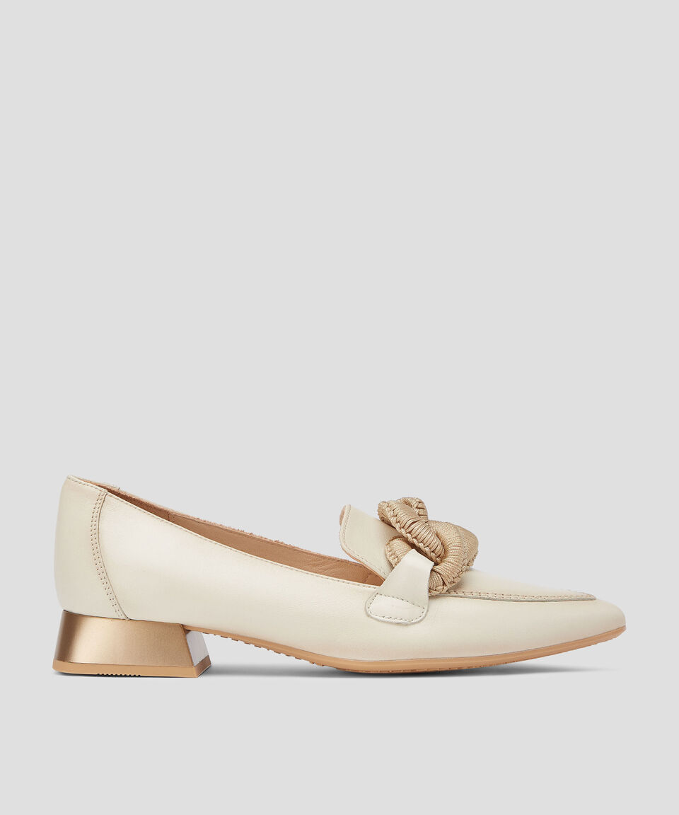 Hispanitas Mocasines en Piel con tacón ancho de 3 cm Mujer