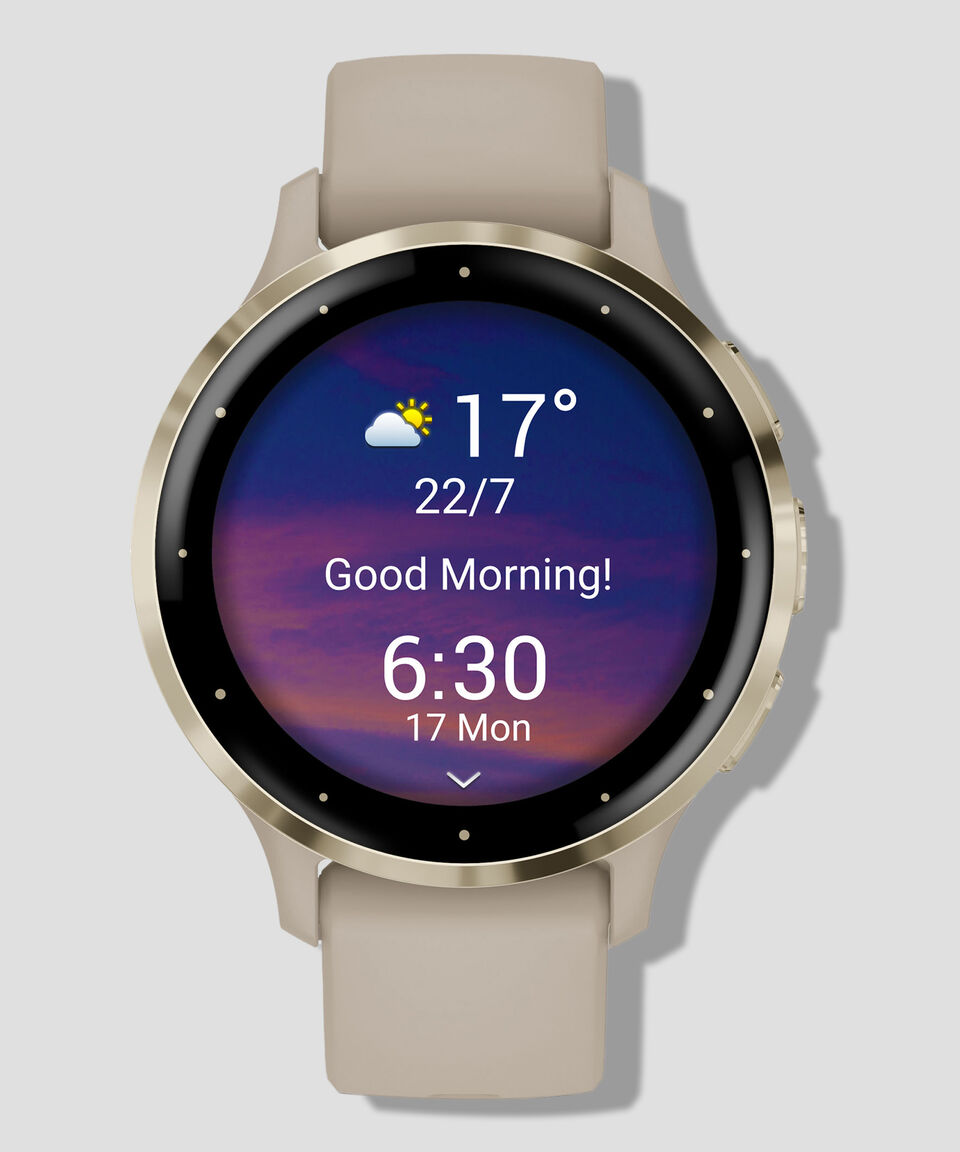 Garmin Monitor Venu 3S French Gray + Soft Gold Deportivo