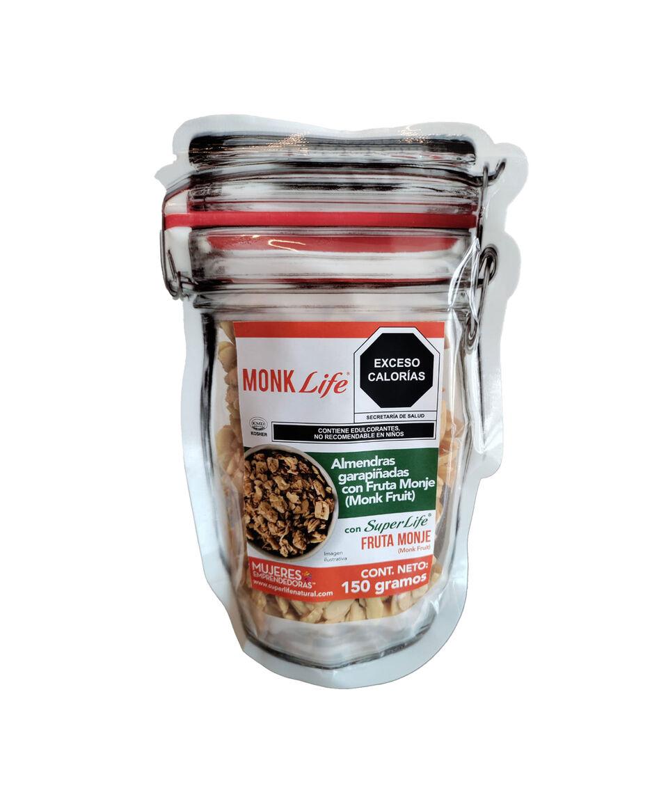Monk Life Almendra Garapiñada sin Azúcar 150 gr