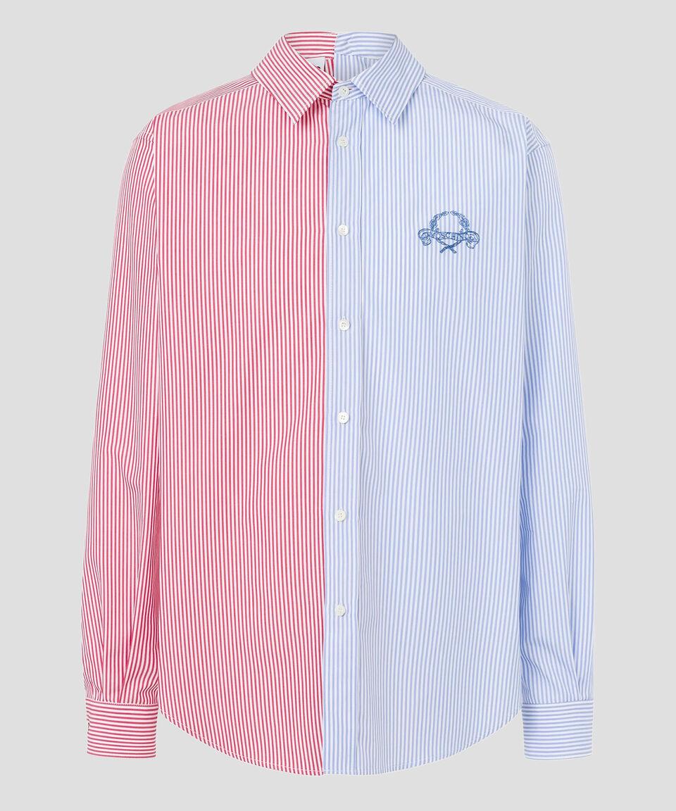 Moschino Camisa A Rayas Manga Larga Hombre