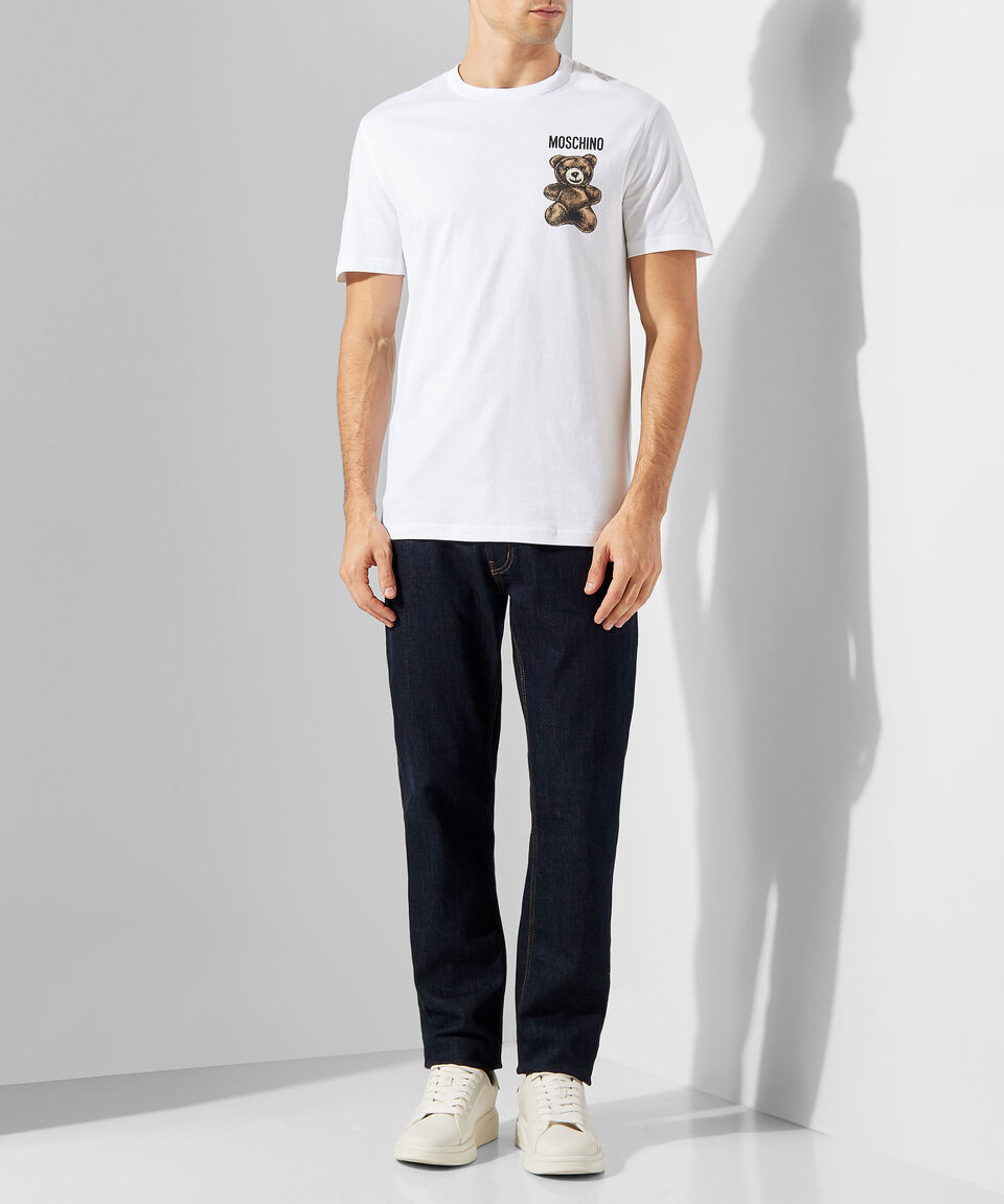 Moschino Playera Oso De Manga Corta Hombre