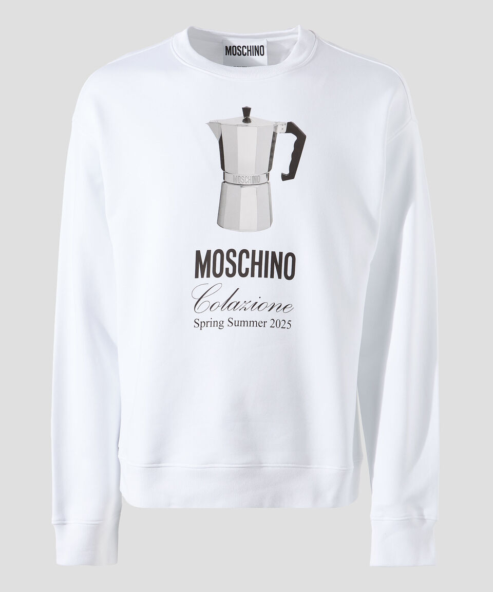 Moschino Sudadera Colazione Estampada Hombre