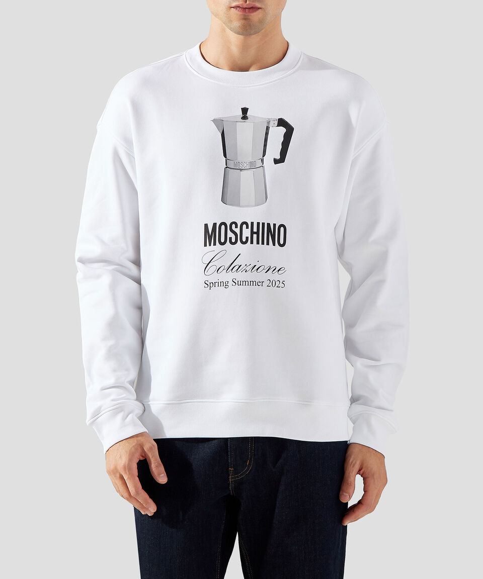 Moschino Sudadera Colazione Estampada Hombre