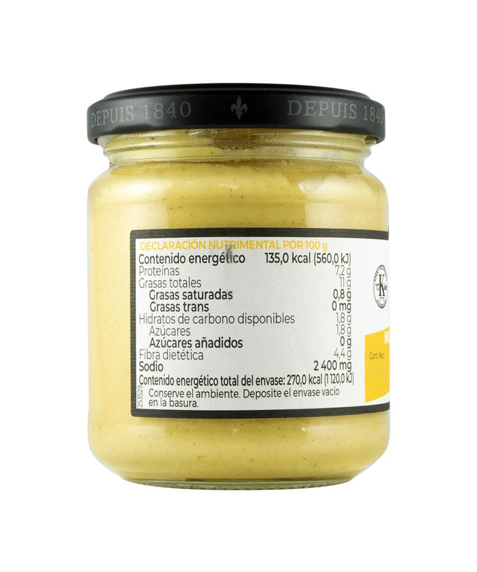 Reine De Dijon Mostaza Preparada Extra Fuerte 200 G