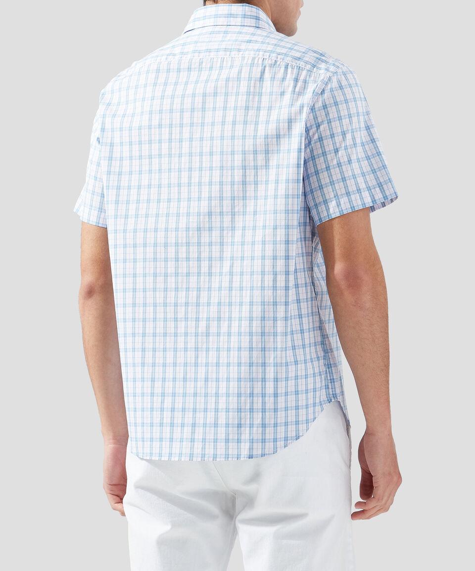 Nautica Camisa A Cuadros Manga Corta Hombre