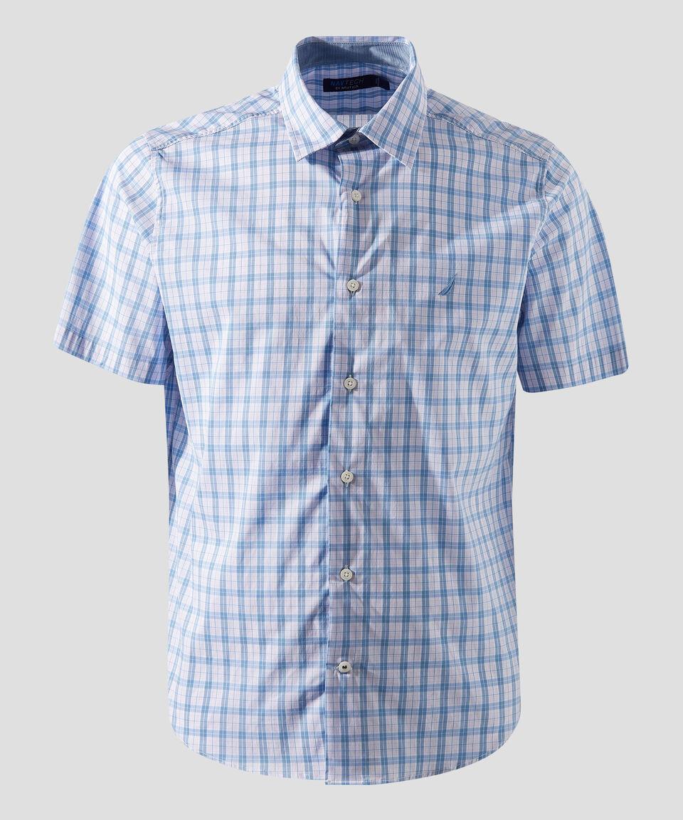 Nautica Camisa A Cuadros Manga Corta Hombre